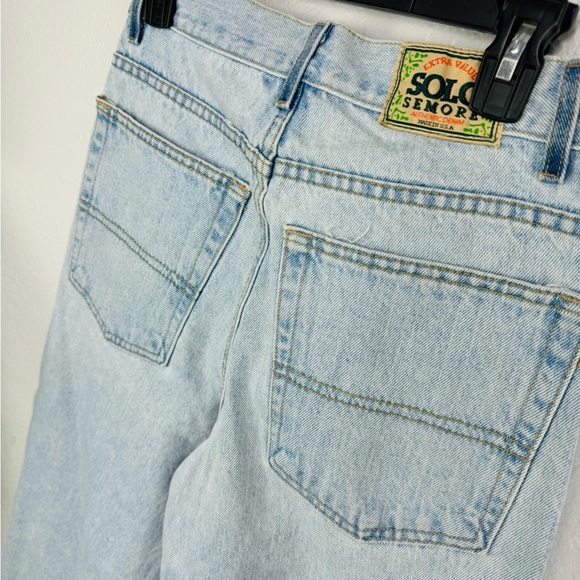 Vintage Extra Value Solo Semore Light Wash Blue Jeans Size 32 - Picture 8 of 10